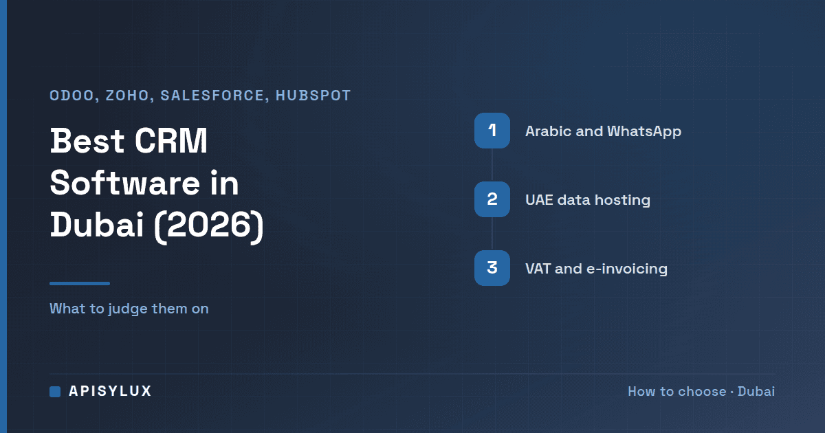 Best CRM Software in Dubai (2026): How to Choose