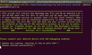How to decrypt Whatsapp Database on Non-Rooted Devices