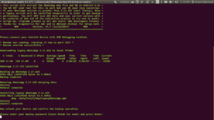 How to decrypt Whatsapp Database on Non-Rooted Devices