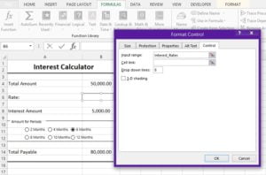 ComboBox from Excel Form Control