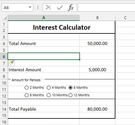 ComboBox from Excel Form Control