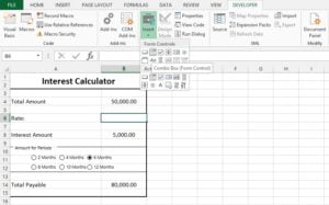 ComboBox from Excel Form Control