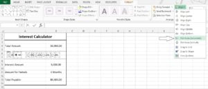 Group Box and option button excel form controls