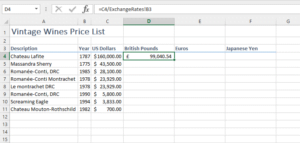 Name a cell with an excel Range name