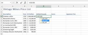 Name a cell with an excel Range name