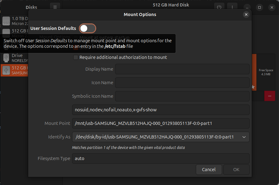 Fix FS Type Bad Superblock Ubuntu 24.04